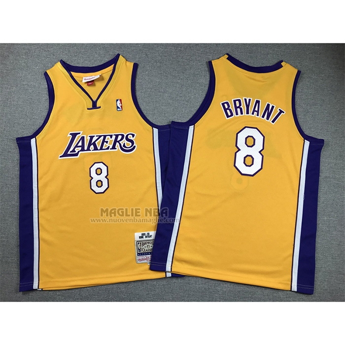 Maglia
 Kobe Bryant NO 8 Bambino
 Los Angeles Lakers Mitchell & Ness 1999-00 Giallo
